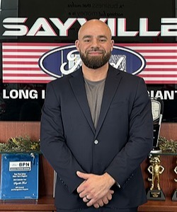 General Sales Manager Tiago Azevedo in Staff at Sayville Ford